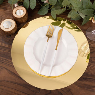 Add Elegance to Your Table with Gold Mirror Charger Plates Add Elegance to Your Table with Gold Mirror Charger Plates