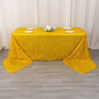 Elevate Your Event Decor with the Mesmerizing Metallic Gold Tablecloth Elevate Your Event Decor with the Mesmerizing Metallic Gold Tablecloth