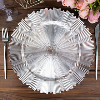 Add Elegance to Your Event with Metallic Silver Charger Plates Add Elegance to Your Event with Metallic Silver Charger Plates