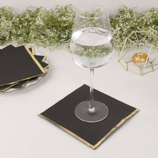 Black Cocktail Napkins: Add Elegance and Style to Your Event Black Cocktail Napkins: Add Elegance and Style to Your Event