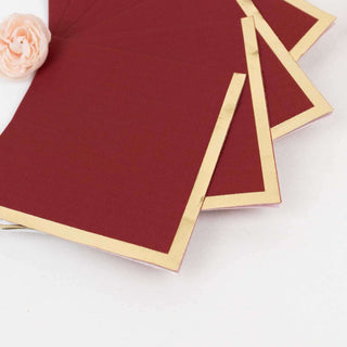 <strong>Fancy Burgundy Disposable Cocktail Napkins</strong> <strong>Fancy Burgundy Disposable Cocktail Napkins</strong>