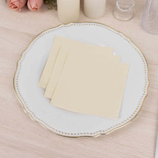 Ivory Soft 2-Ply Disposable Cocktail Napkins - The Perfect Addition to Your Party Supplies Ivory Soft 2-Ply Disposable Cocktail Napkins - The Perfect Addition to Your Party Supplies