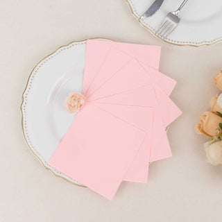 Elevate Your Event Decor with Pink Disposable Cocktail Napkins