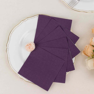 Elevate Your Event with Purple Cocktail Napkins Elevate Your Event with Purple Cocktail Napkins