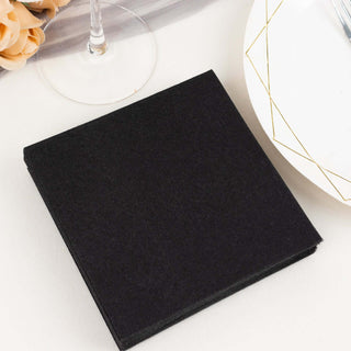 Impress Your Guests with Black Soft Paper Beverage Napkins Impress Your Guests with Black Soft Paper Beverage Napkins