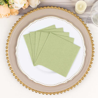 Elevate Your Event with Sage Green Cocktail Napkins Elevate Your Event with Sage Green Cocktail Napkins