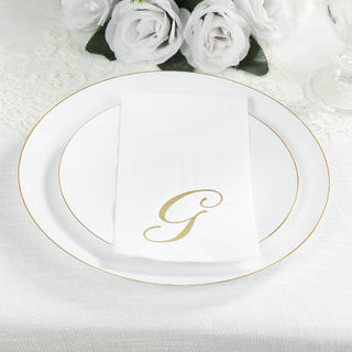 Monogram "G" Table Inspiration Monogram "G" Table Inspiration