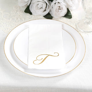 Monogram "T" Table Décor Ideas Monogram "T" Table Décor Ideas