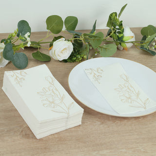 Elegant Gold Lily Paper Napkins for Every Occasion Elegant Gold Lily Paper Napkins for Every Occasion