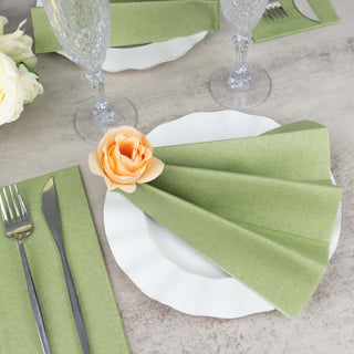 Sage Green Disposable Dinner Napkins Sage Green Disposable Dinner Napkins