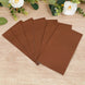 50-Pack Paper Napkins Cinnamon Brown - Soft Disposable 2-Ply Dinner Napkins for Weddings