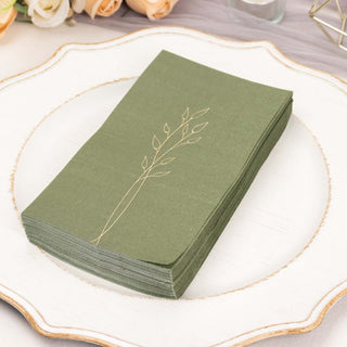Elevate Your Table Setting with Dusty Sage Green Paper Dinner Napkins Elevate Your Table Setting with Dusty Sage Green Paper Dinner Napkins