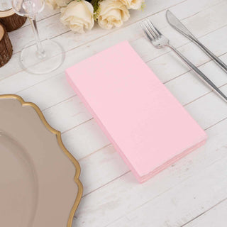Pink Wedding Napkins for Elegant Table Settings Pink Wedding Napkins for Elegant Table Settings