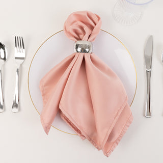 <span>Refined Dusty Rose Lamour Satin Cloth Napkins for Your Table Setting</span> <span>Refined Dusty Rose Lamour Satin Cloth Napkins for Your Table Setting</span>