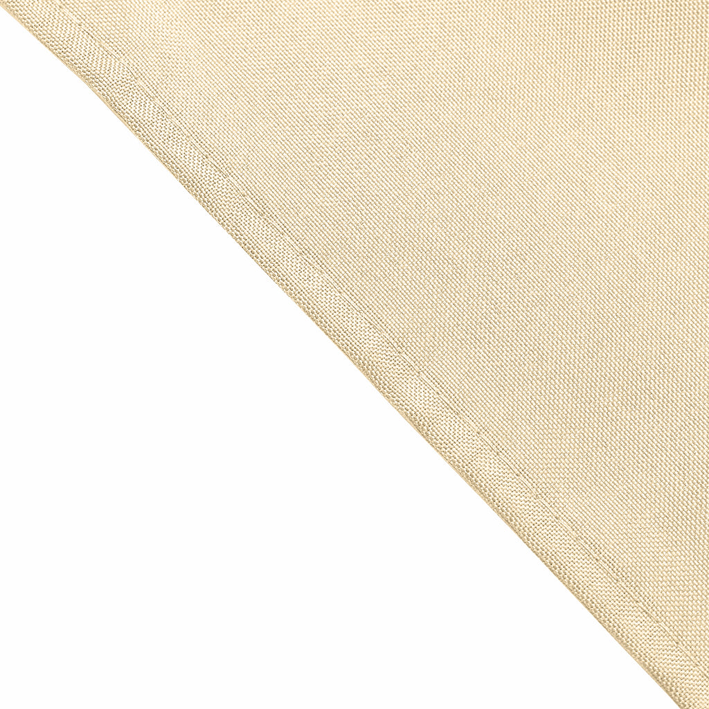 5 Pack Beige Premium Scuba Cloth Napkins, Wrinkle-Free Reusable Dinner  Napkins - 20X20