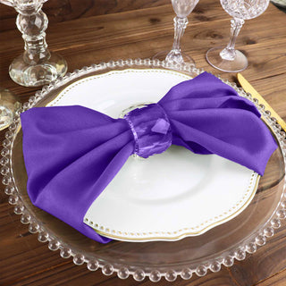 Purple Seamless Cloth Dinner Napkins: The Perfect Addition to Your Table