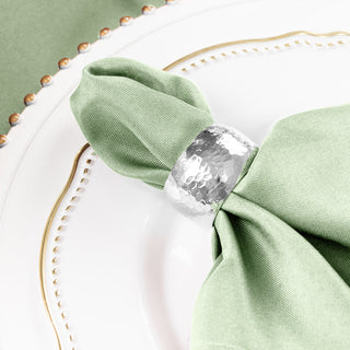 Sage Green Seamless Cloth Dinner Napkins: The Perfect Addition to Your Table