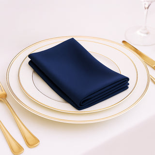 Navy Blue Scuba Cloth Napkins Navy Blue Scuba Cloth Napkins