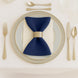 5 Pack Navy Blue Scuba Napkins – 17x17, Wrinkle-Free & Stain Resistant Cloth Napkins