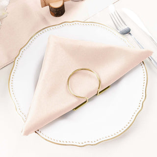 Blush Seamless Cloth Dinner Napkins - The Perfect Table Accent Blush Seamless Cloth Dinner Napkins - The Perfect Table Accent
