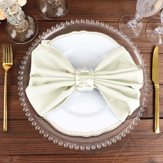 Create a Memorable Dining Experience with Ivory Cloth Dinner Napkins