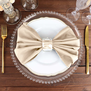 Versatile and Stylish Nude Cloth Dinner Napkins for Every Occasion