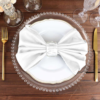 Enhance Your Event Decor with White Seamless Cloth Dinner Napkins Enhance Your Event Decor with White Seamless Cloth Dinner Napkins