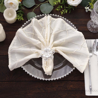 Elevate Your Table Setting with Silver Metal Hollow Sun Flower Napkin Rings Elevate Your Table Setting with Silver Metal Hollow Sun Flower Napkin Rings