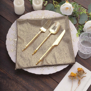Create a Magical Dining Experience with Antique Gold Shimmer Napkins Create a Magical Dining Experience with Antique Gold Shimmer Napkins
