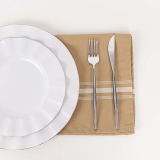 <span>Superior Craftsmanship - Champagne Bistro Cloth Napkins</span> <span>Superior Craftsmanship - Champagne Bistro Cloth Napkins</span>