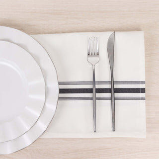 <span>Superior Craftsmanship - White Bistro Cloth Napkins</span> <span>Superior Craftsmanship - White Bistro Cloth Napkins</span>