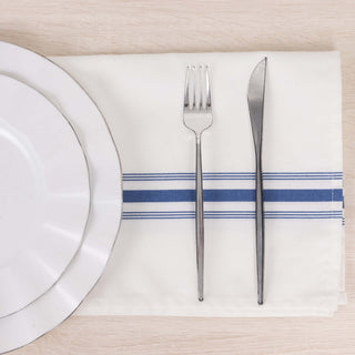 <span>Superior Craftsmanship - White Bistro Cloth Napkins</span> <span>Superior Craftsmanship - White Bistro Cloth Napkins</span>