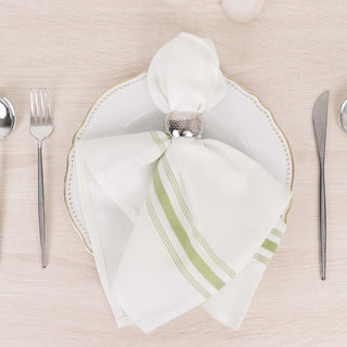 <span>Classic Aesthetic with a Modern Twist - White Bistro Cloth Napkins</span> <span>Classic Aesthetic with a Modern Twist - White Bistro Cloth Napkins</span>