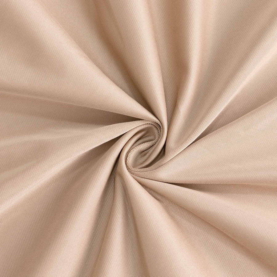 90x156inch Nude Premium Scuba Wrinkle Free Rectangular Tablecloth, Seamless Scuba Polyester#whtbkgd