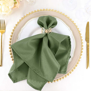 Create a Refined Tablescape with Olive Green Reusable Linen Napkins Create a Refined Tablescape with Olive Green Reusable Linen Napkins
