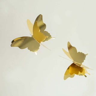 Create an Enchanting Atmosphere with Gold 3D Paper Butterfly Biodegradable Confetti Hanging Garland Streamers Create an Enchanting Atmosphere with Gold 3D Paper Butterfly Biodegradable Confetti Hanging Garland Streamers