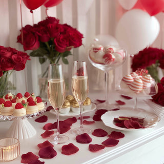 Create a Picture-Perfect Celebration with Burgundy Silk Rose Petals Create a Picture-Perfect Celebration with Burgundy Silk Rose Petals