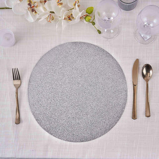 Add Sparkle to Your Table with Silver Sparkle Placemats Add Sparkle to Your Table with Silver Sparkle Placemats