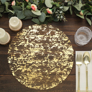 Add a Touch of Elegance with Metallic Gold Foil Placemats