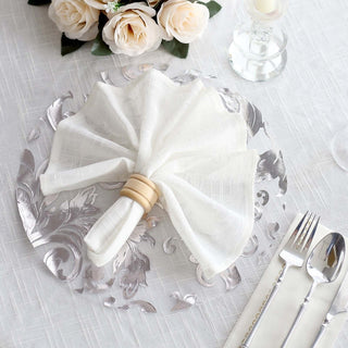 Convenient and Stylish Silver Sheer Organza Placemats for Any Occasion Convenient and Stylish Silver Sheer Organza Placemats for Any Occasion