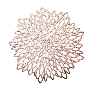 Unleash Your Creativity with Rose Gold Metallic Floral Vinyl Placemats Unleash Your Creativity with Rose Gold Metallic Floral Vinyl Placemats