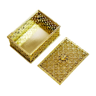 Bulk Gold Vintage Rectangular Gift Boxes