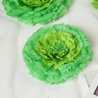 Create a Stunning Floral Display with Mint Green Giant Carnation 3D Paper Flowers