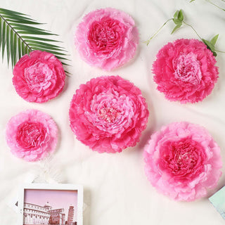 Stunning Pink Carnation Paper Flowers for Vibrant Wall Decor