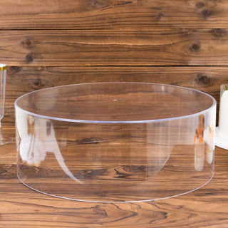 Versatile and Captivating: The Clear Pedestal Riser with Hollow Bottom Versatile and Captivating: The Clear Pedestal Riser with Hollow Bottom