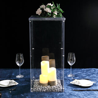 Out of the Box: The 24-Inch Clear Acrylic Display Box in Party Decor