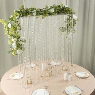 Create an Unforgettable Tapestry of Beauty with the Clear Acrylic Flower Pedestal Stand Create an Unforgettable Tapestry of Beauty with the Clear Acrylic Flower Pedestal Stand