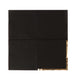 50 Pack Black  Disposable Cocktail Napkins with Gold Foil Edge#whtbkgd