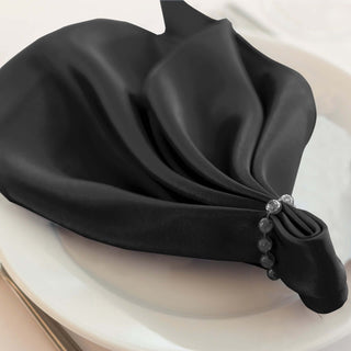 Elevate Your Dining Experience with Black Scuba Cloth Napkins Elevate Your Dining Experience with Black Scuba Cloth Napkins
