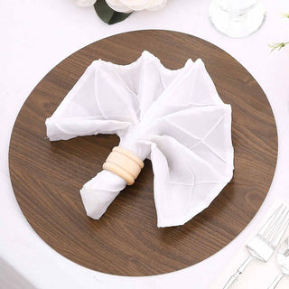 Enhance Your Table Setting with Brown Walnut Wood Design Disposable Placemats Enhance Your Table Setting with Brown Walnut Wood Design Disposable Placemats